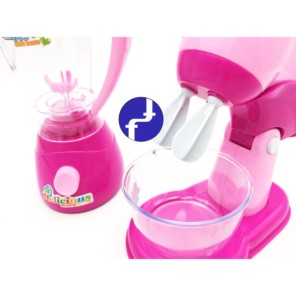 Mainan Anak Blender dan Mixer Baterai Set My Kitchen Appliances LS8250 (XG2-9)-4