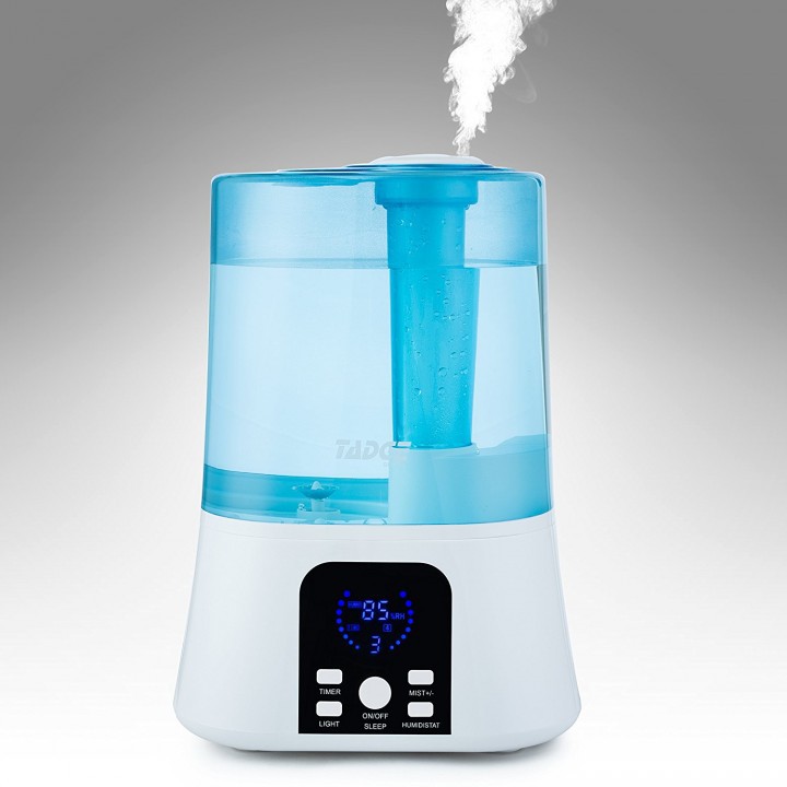 X02 - Ultrasonic Humidifier Cool Mist 360 Degree LED Screen 3.5L