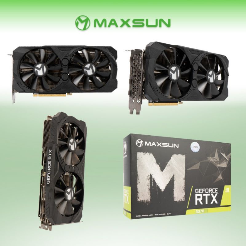 VGA NVIDIA MAXSUN RTX 3070 TURBO 8GB DDR6 256 BIT