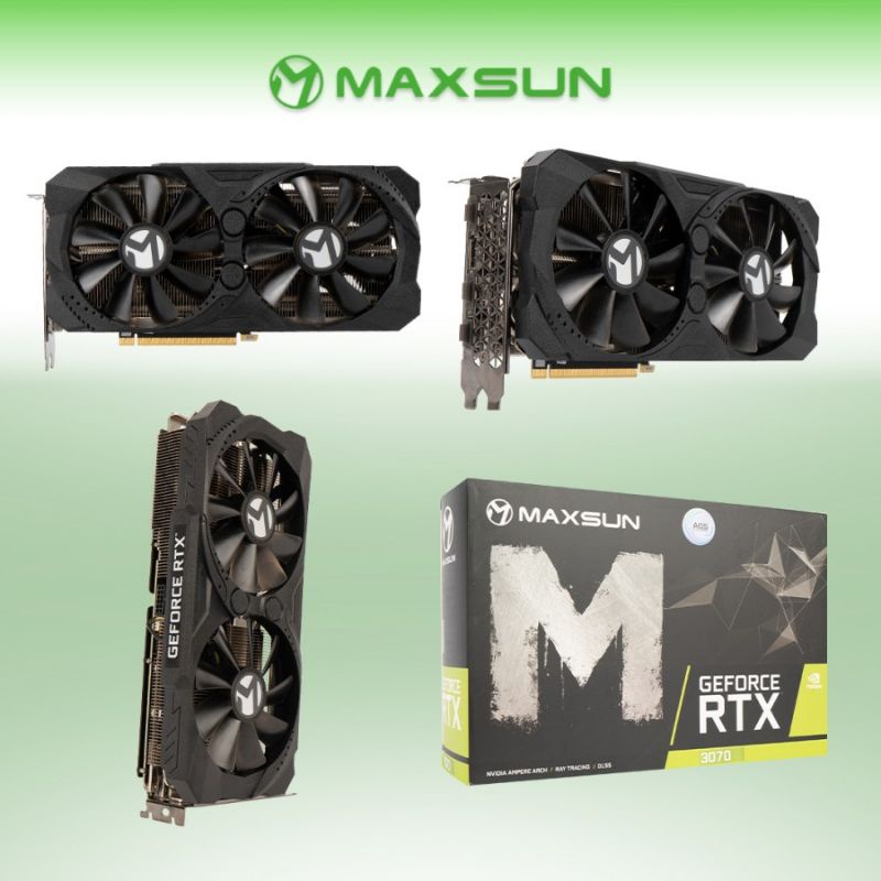 VGA NVIDIA MAXSUN RTX 3070 TURBO 8GB DDR6 256 BIT