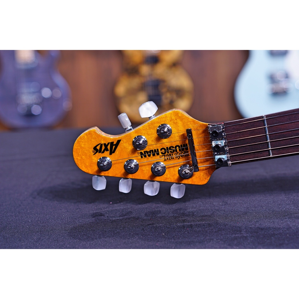 Axis - Trans Gold Flame - Rosewood Matching Headstock G95091