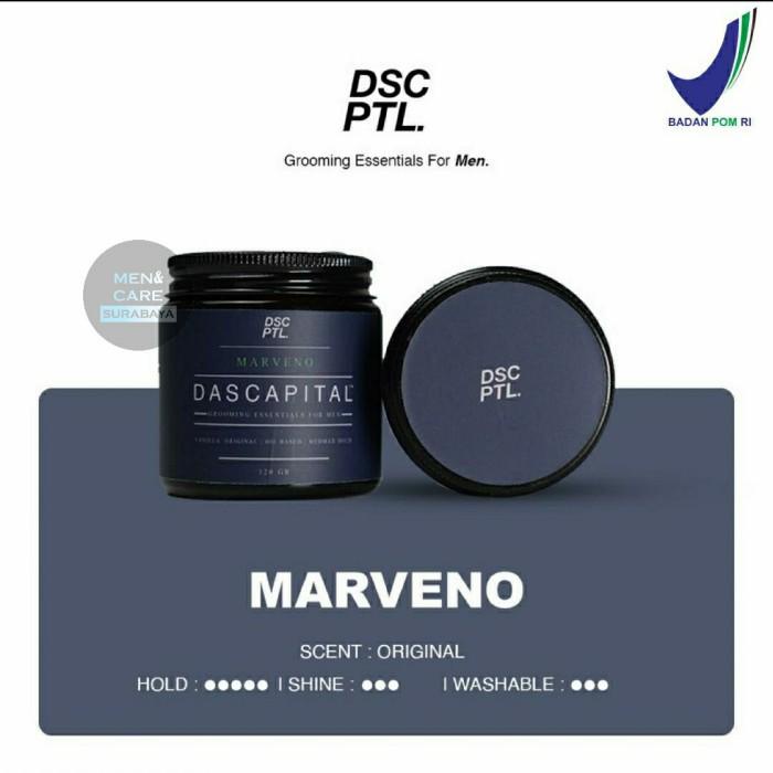 Dascapital Marveno Oilbased Pomade Heavy Hold Oil Based Aroma Vanilla