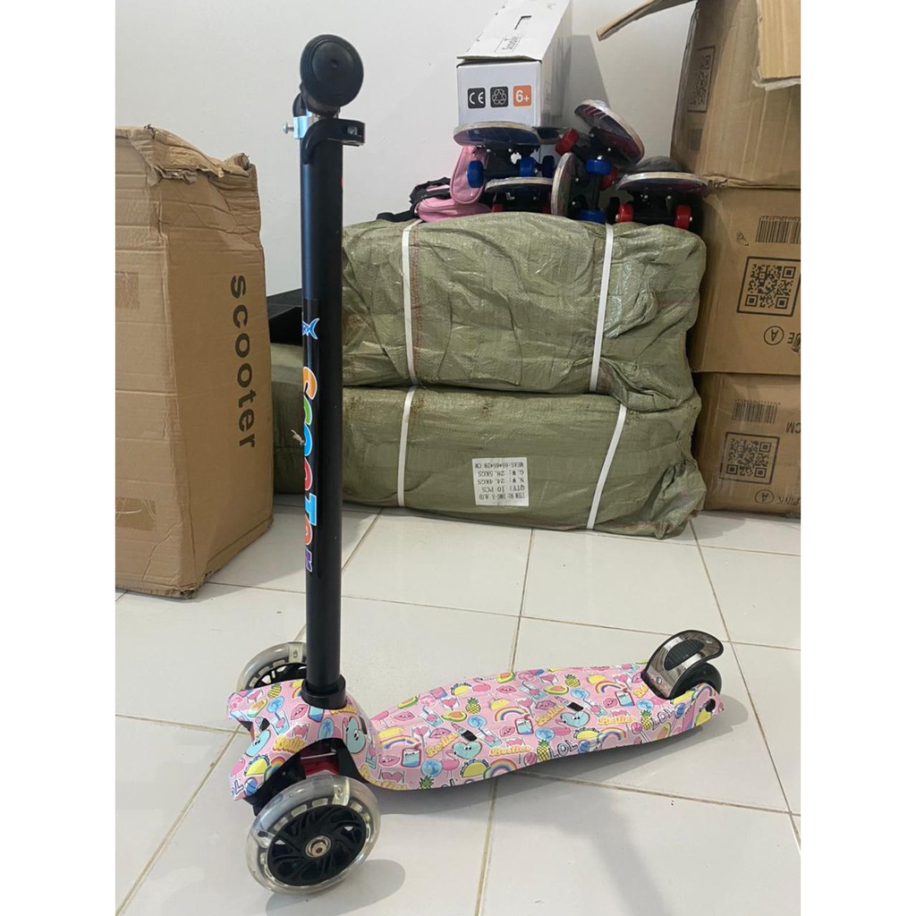 21st Kickboard Scooter - Otoped Anak / Skuter Anak Roda 3 Ban KARET/PU