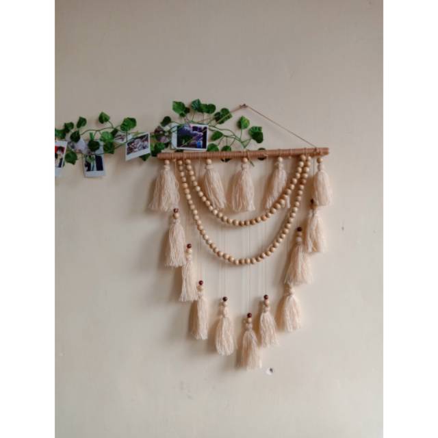 READY STOK) macrame hiasan dinding monte tasel / macrame wall hanging/ Dekorasi rumah