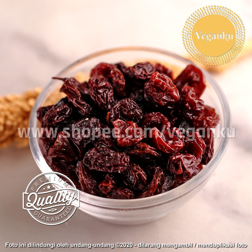 

Veganku - Dried DARK RAISIN Premium 100gr Kismis Hitam Organik Import