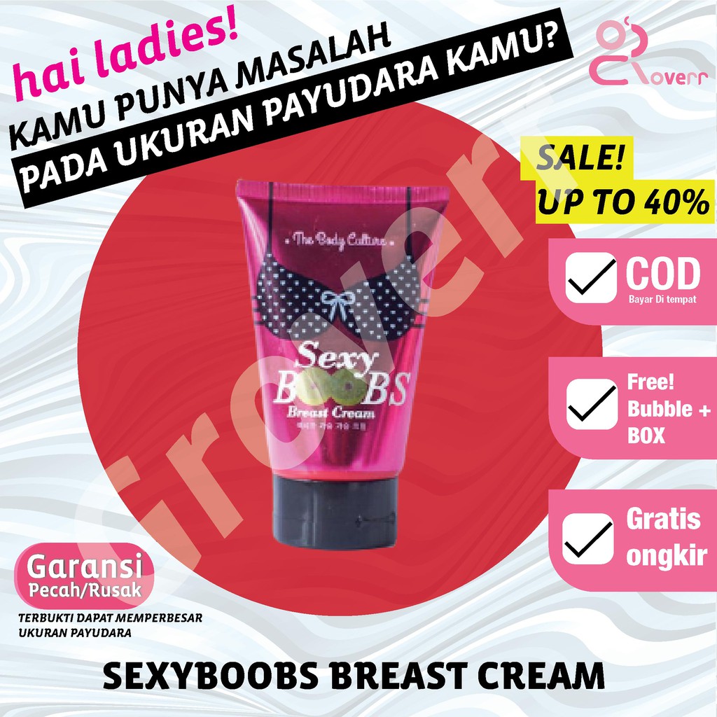 Breast Cream Krim Pengencang Pembesar Payudara Payudara Sexy Boobs BPOM SB2