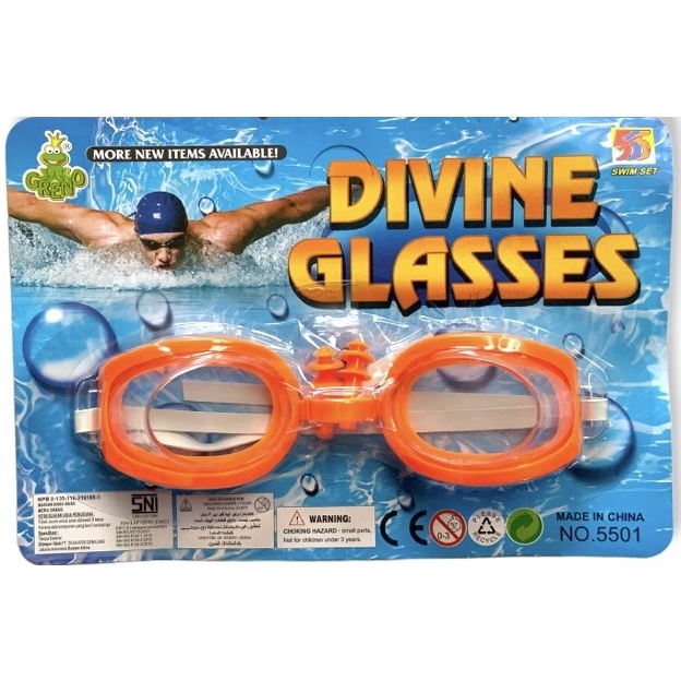 Kacamata Renang Anak cew cow Anti Fog Uv Berkualitas Divine Glass Murah
