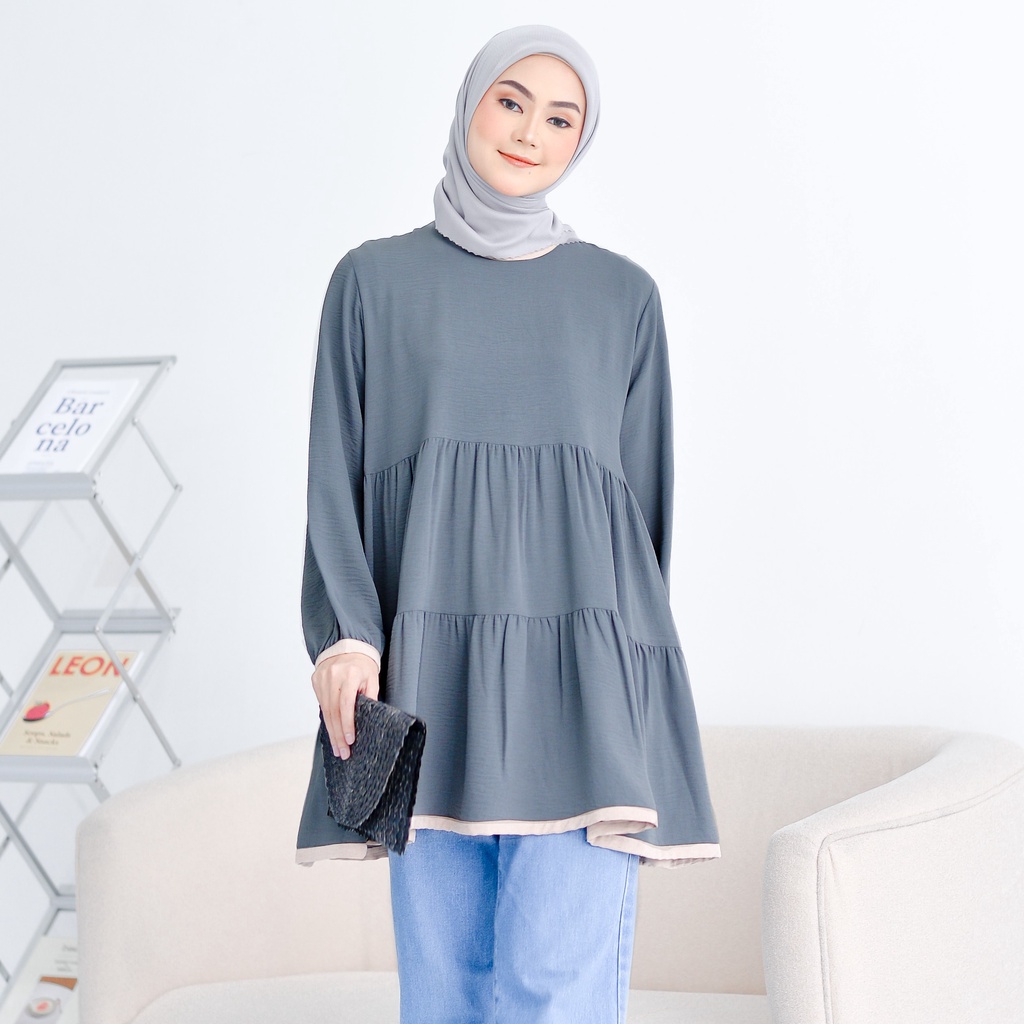 NUNA Esly Tunik Plain Steel ESLY