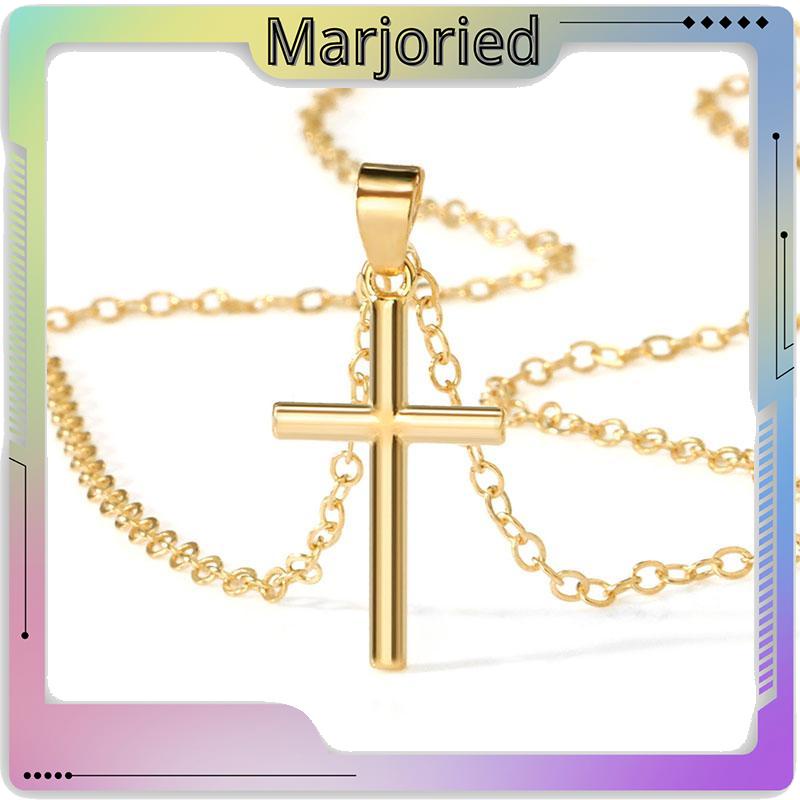 Kalung-SWalib Pria Rantai Vintage Cross-SWalib Liontin Kalung-MJD