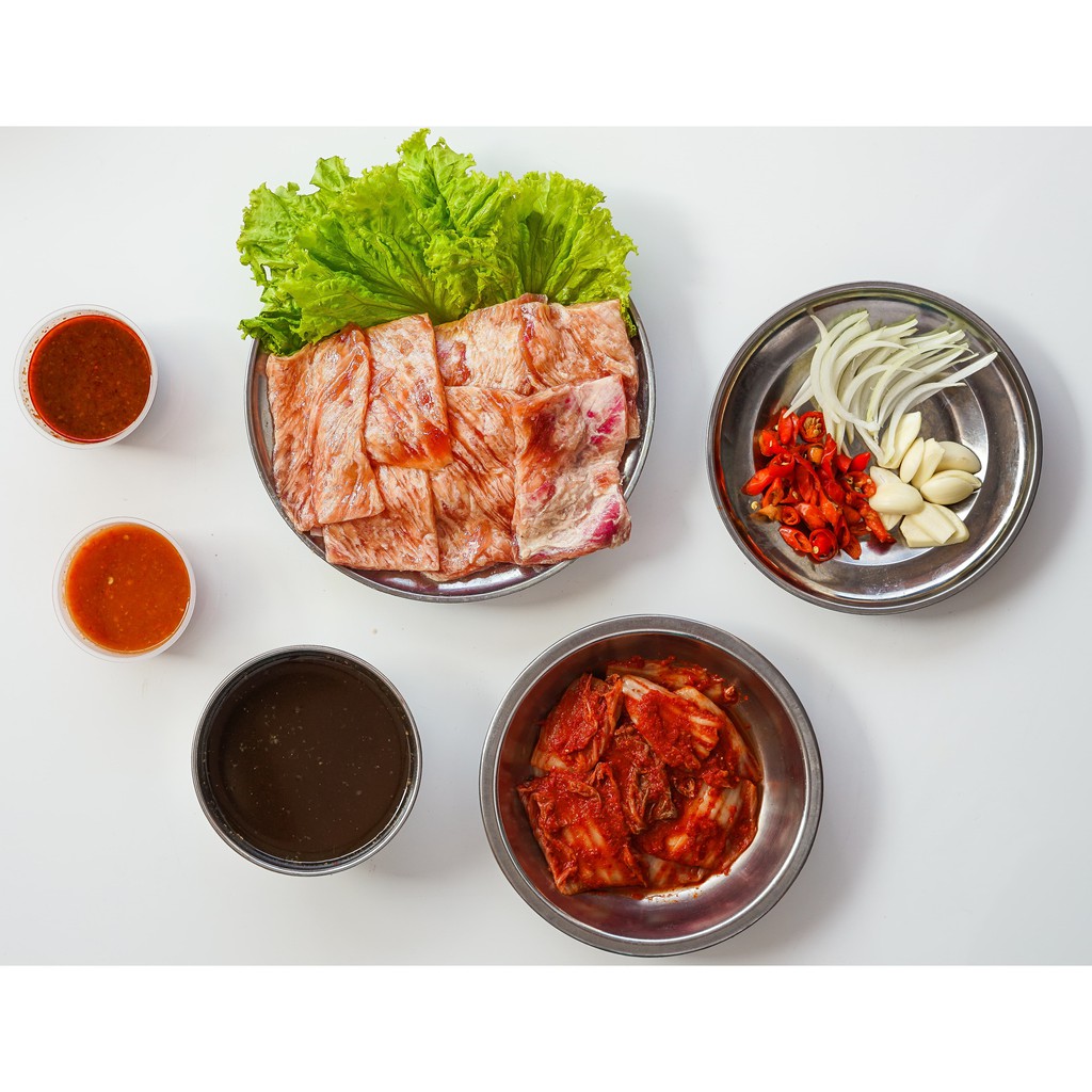 

Marbling Beef Yogiyo Korean BBQ Set (porsi 2-3 orang)