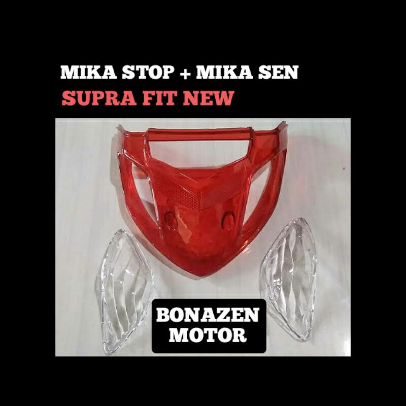 Mika Lampu Stop Belakang Supra Fit New + Mika Sen Belakang / Narita