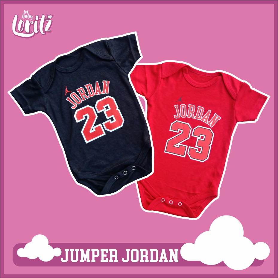 Jumper bayi bodysuit AJ 1  / custom nama