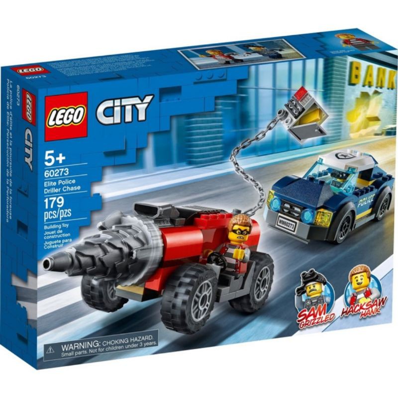 Lego City Aksi Polisi Patroli Kejar Mobil Bor Perampok