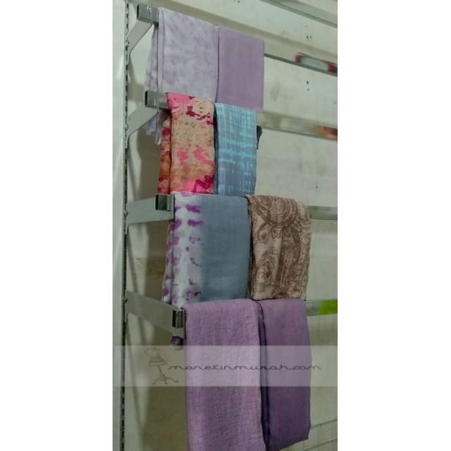 Gawang Baju Dekorasi | Gantungan Jilbab Besi | Gawang Hijab - FULL BESI DAN BISA BONGKAR PASANG