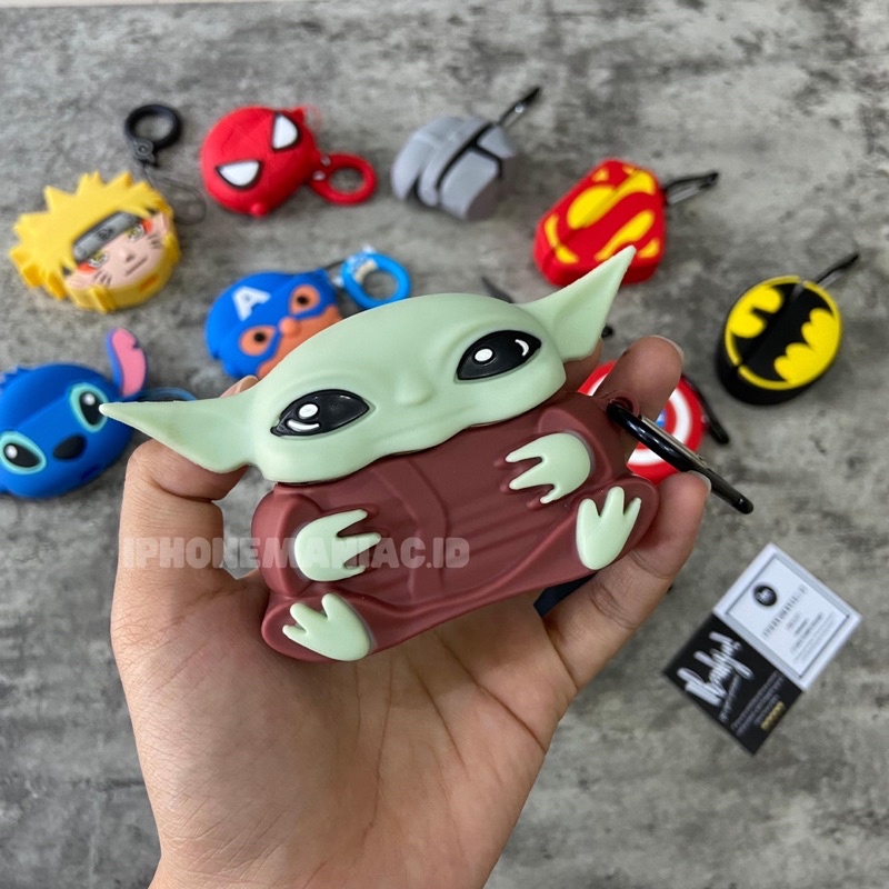 Case Softcase Airpods Pro Premium 3D Karakter Switch Xbox Nintendo Superhero Shinchan Apple