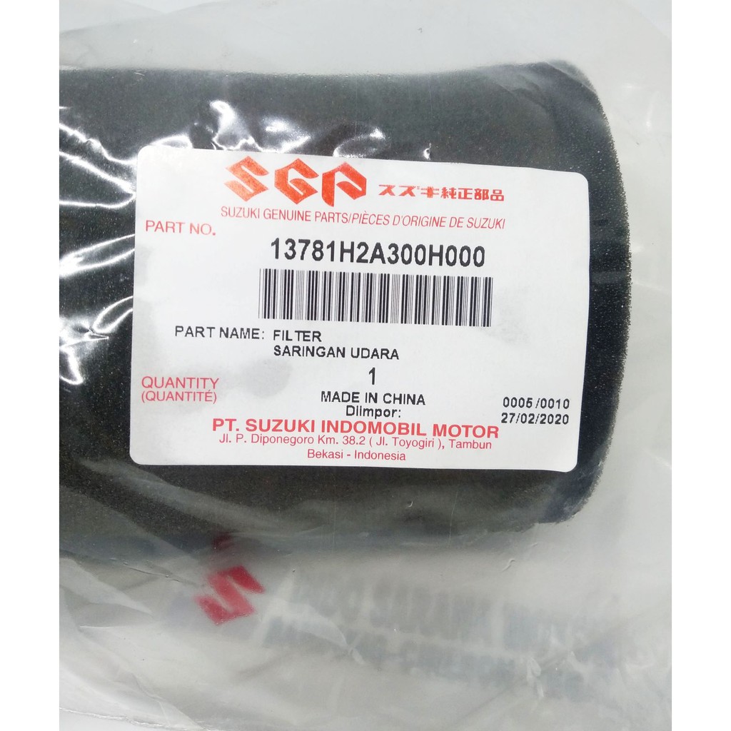FILTER SARINGAN UDARA SUZUKI THUNDER 125