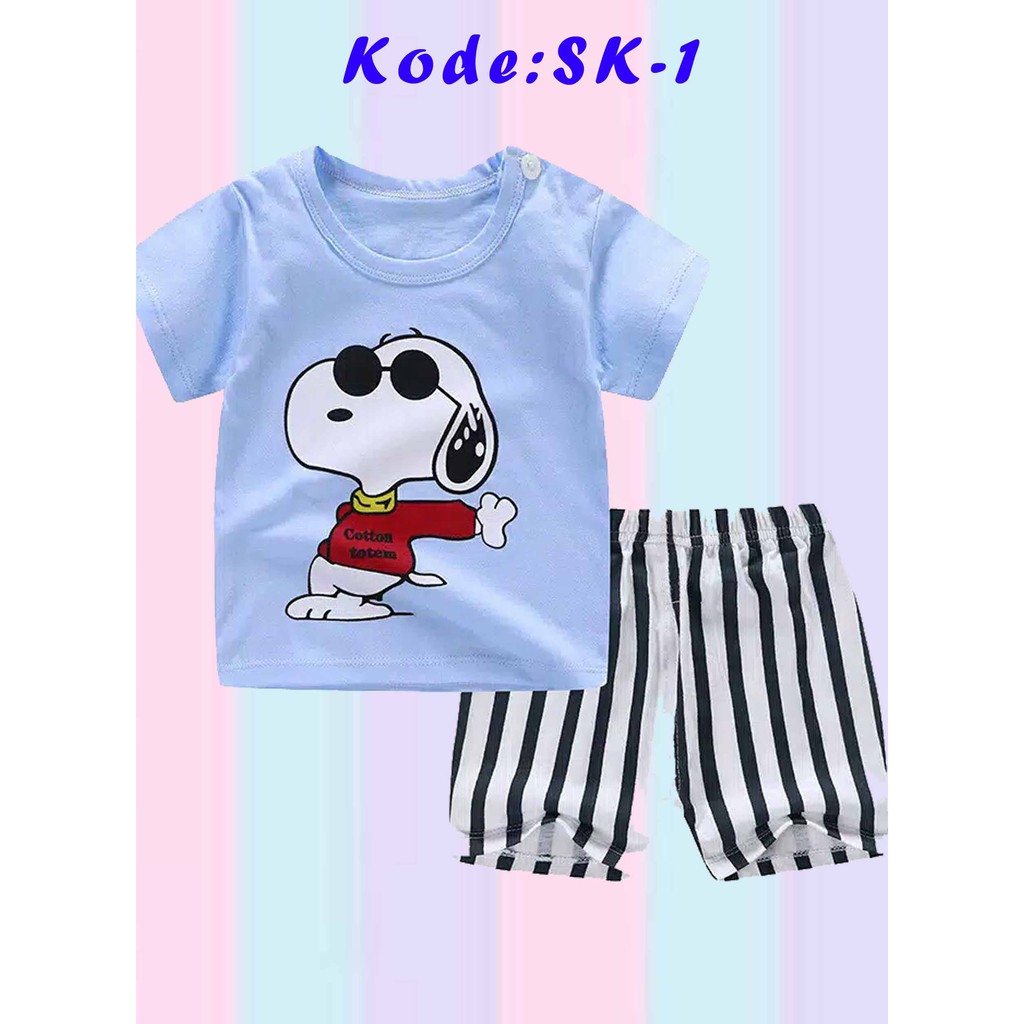 Setelan Anak Cowok Keren Usia 1 sampai 3 tahun