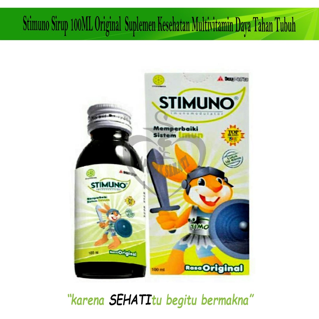 Stimuno Sirup Anak Suplemen Daya Tahan Tubuh Syrup Ekstrak Meniran