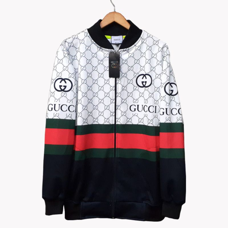 jaket guci merah
