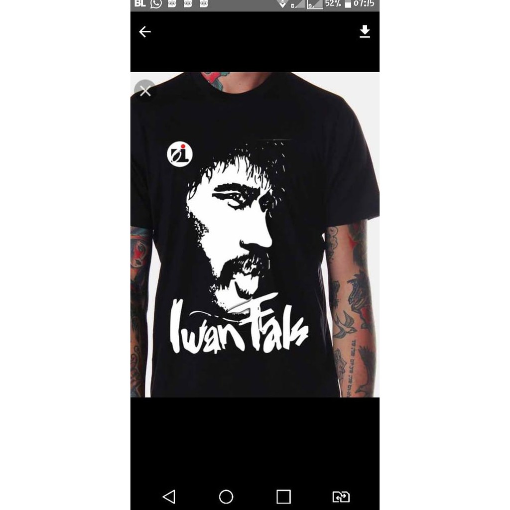 Kaos Iwan Fals/Baju/Tshirt/Iwan Fals F8467