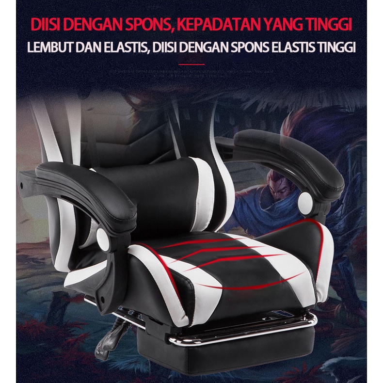 Premium Quality kursi Gaming Chair bangku Kursi game/kursi permainan/kursi belajar/kursi eksekutif/kursi kerja/kursi roda murah SURPABAYA