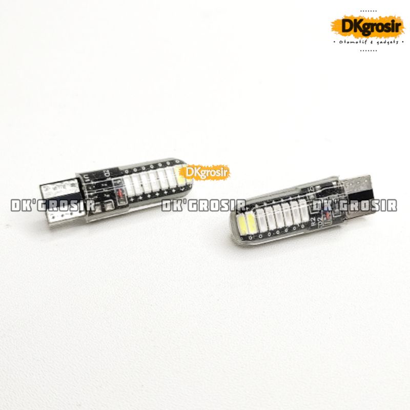 2BUAH Lampu LED T10 Jelly 16 mata RUNNING KEDIP RGB - Senja Sein Sen  Speedo - Running Kedip 5 Warna-3