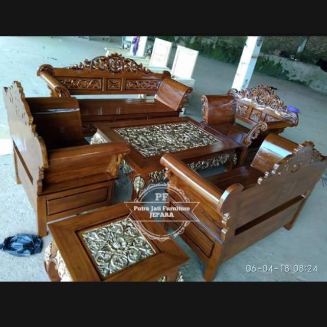 80 Gambar Harga Kursi Kayu Ruang Tamu Terbaru