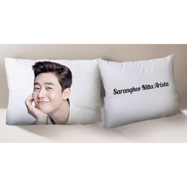 BANTAL FOTO LEE MIN HO CUSTOM UKURAN 45 x 35 BANTAL HADIAH KPOP LIE MIN HOO LEE MIN HOO