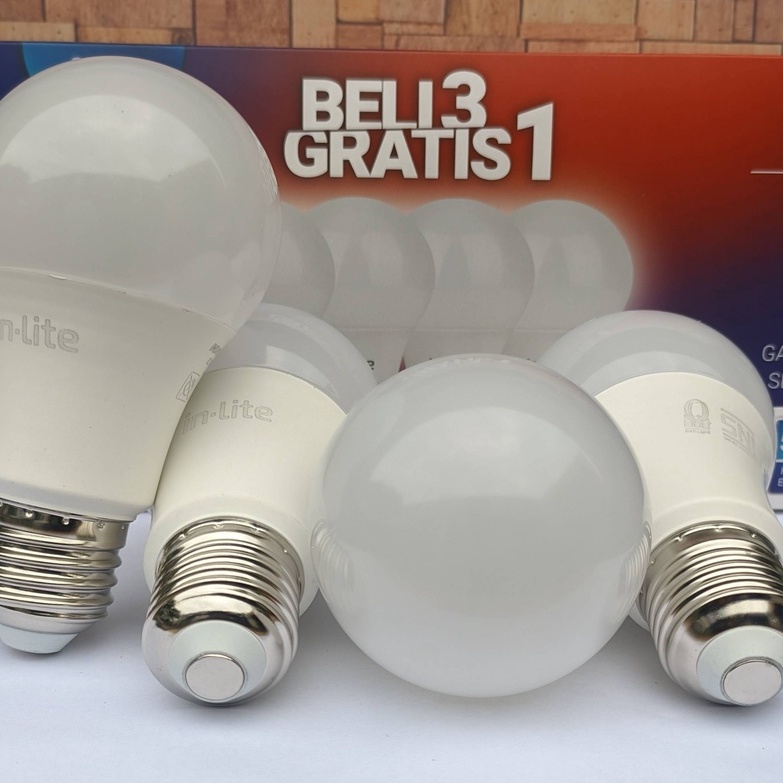 Paket Lampu LED 4pcs In-lite Super Terang