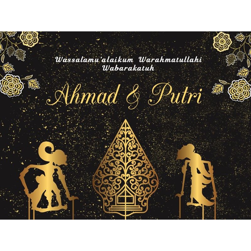 Video Undangan pernikahan Digital versi Wayang Jawa