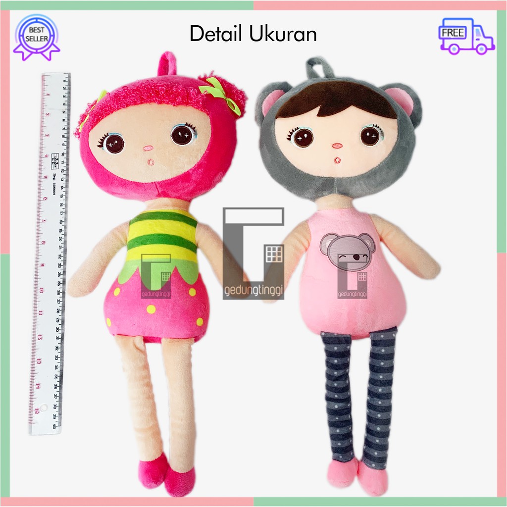 Boneka Meetoo Metoo Baby Angela Original Import Murah Kostum Lucu Karakter Anak Animal Series 3 Seri