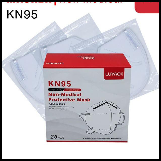 Masker Kn95 / Masker Medis / Seperti 3M N95 ( Isi 20 Pcs/Box)