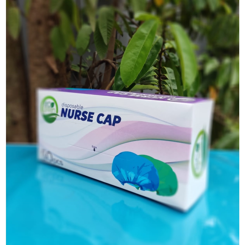 ECO GREEN Nurse Cap isi 50 pcs