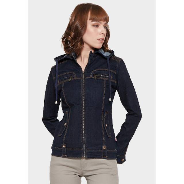Ako jaket jeans wanita terbaru