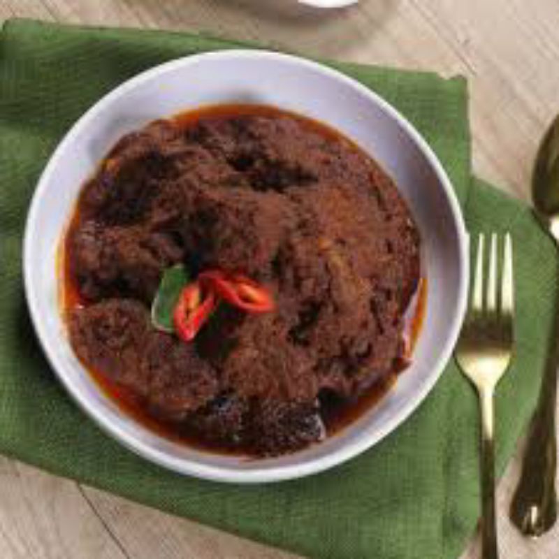 

rendang sapi Padang halal Frozen food rendang sapi padang