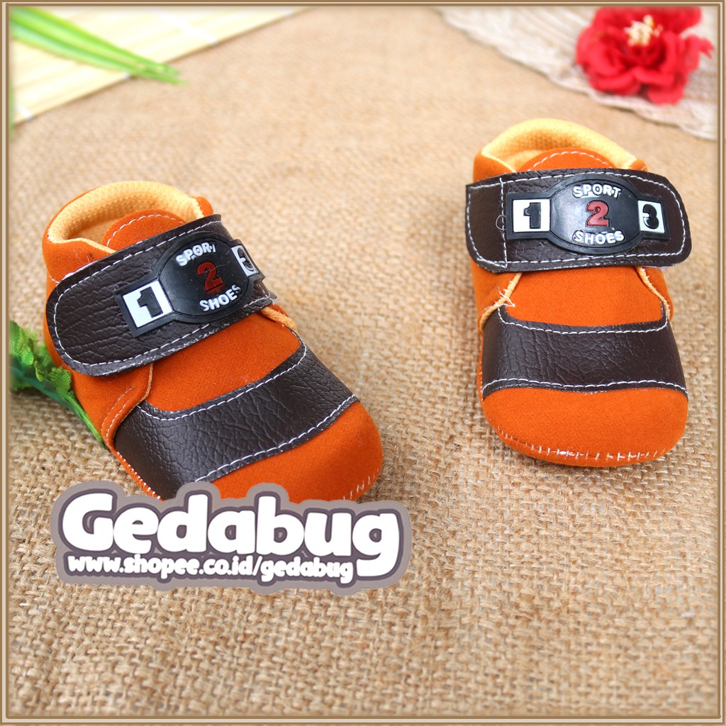 Sepatu Bayi Bjorr Prewalker Laki Laki umur 2 - 14 bulan Baby Walking Shoes - gedabug