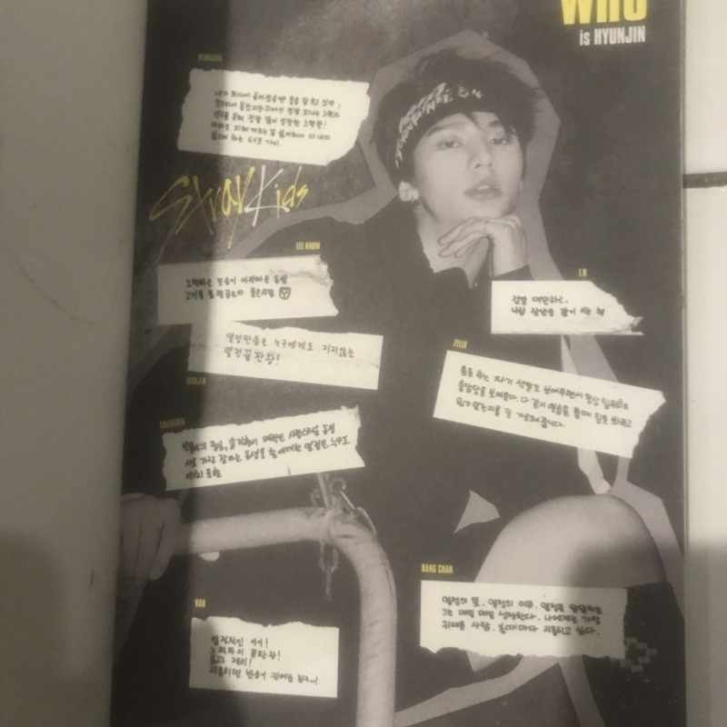 Unsealed i am who album straykids Hyunjin ver