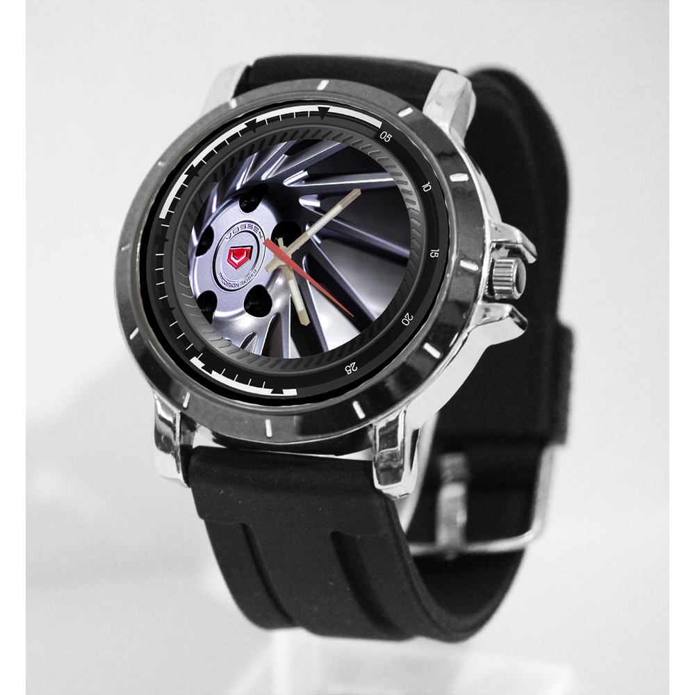 [Riashop] Jam Tangan Rubber VELG MOBIL VOSSEN