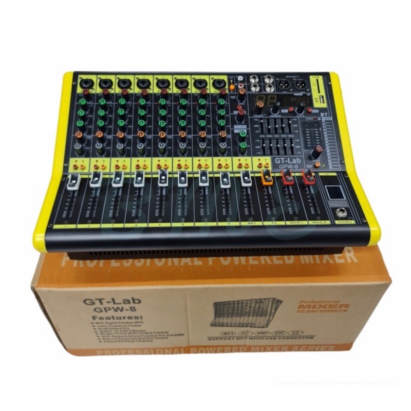Power Mixer 8 Channel Gtlab By Rdw GPW8 / GPW-8 Original