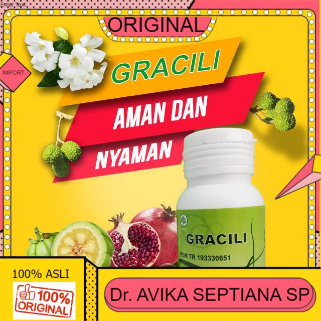 100% ASLI GRACILI HERBAL ORIGINAL BERGARANSI