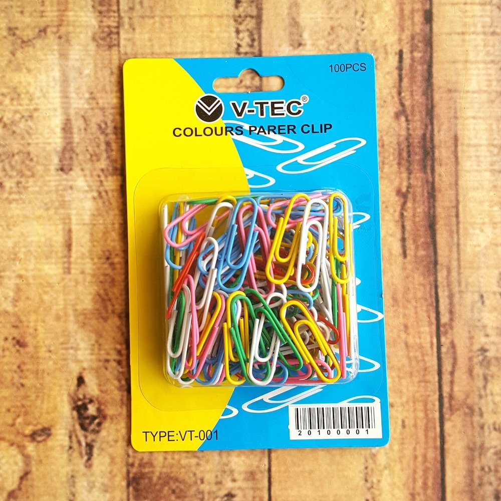 

Paper Clip Warna Lucu dan Tidak Berkarat Merk V-TEC isi 100 pcs