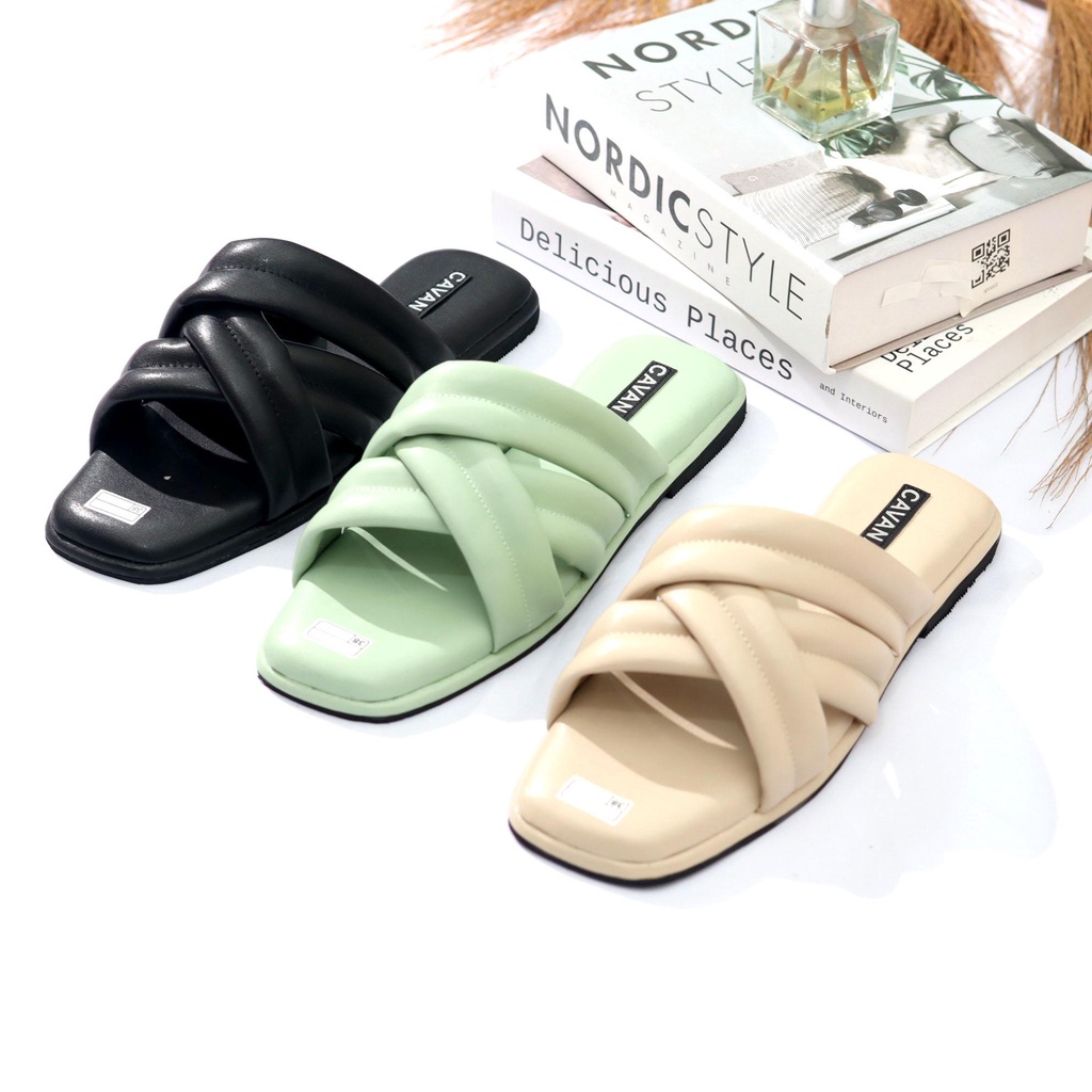 Sandal Wanita Teplek Slop Naraya SDL135