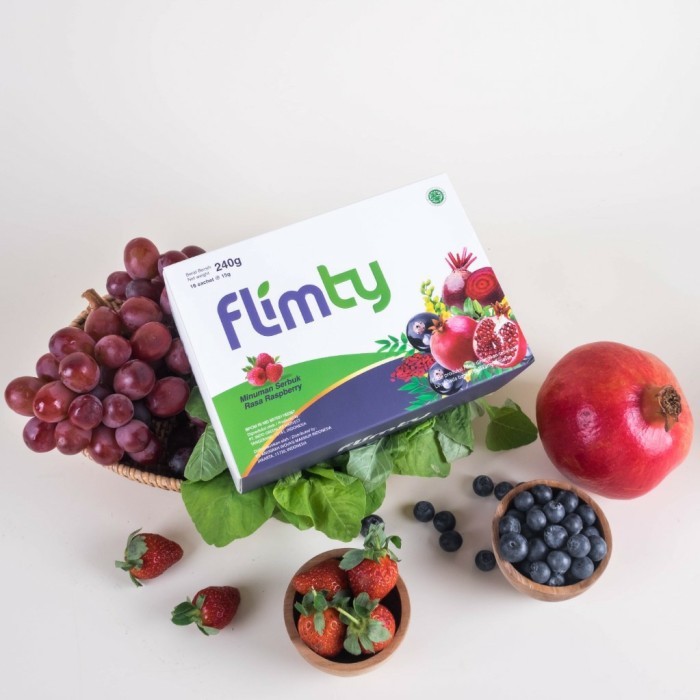 Flimty Fiber Original Suplemen Diet Teh Pelangsing Alami BPOM Halal