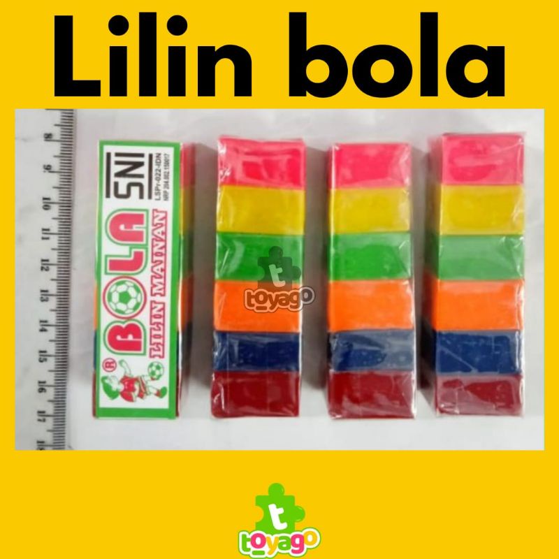 Lilin Plastisin/Lilin Bola Mainan Edukasi Isi 72 pcs Grosir Murah