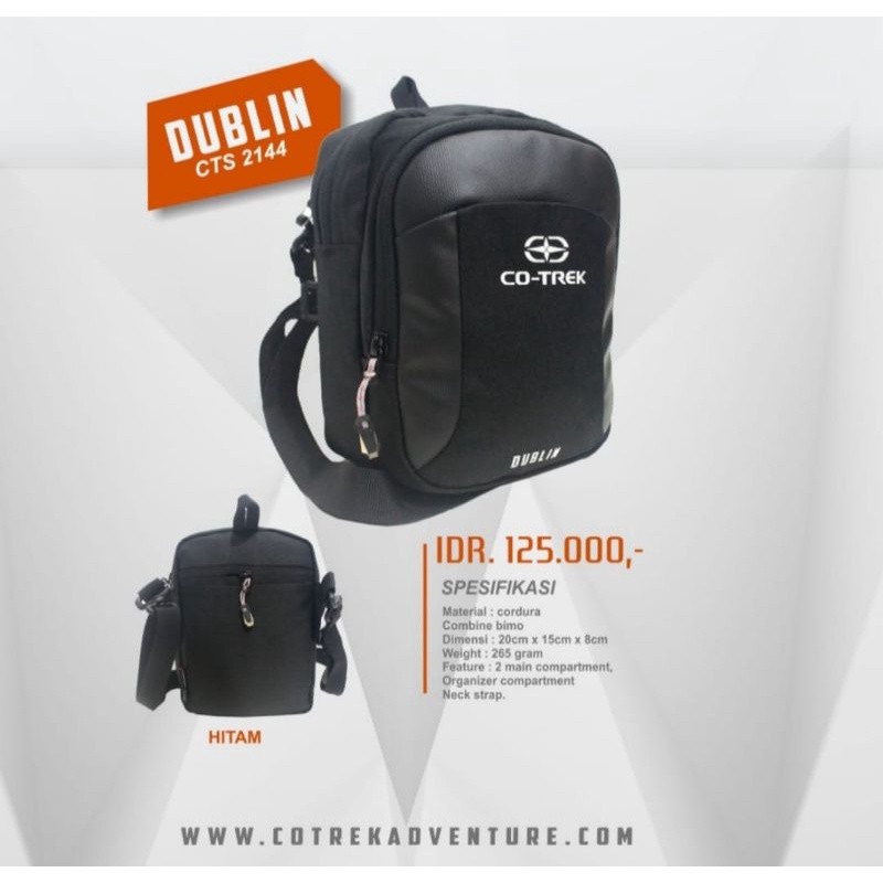 Tas Selempang outdoor hiking original Co-trek Dublin