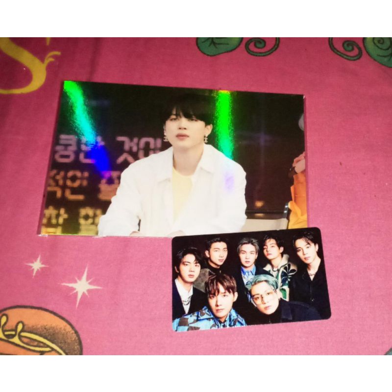 POSTCARD JIMIN HOLO SOWOOZOO OFFICIAL