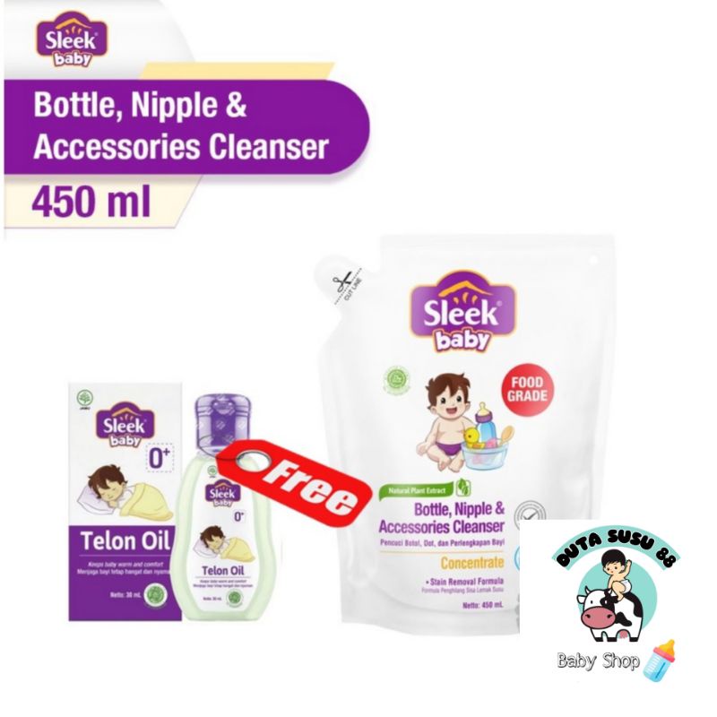 sleek baby bottle nipple cleanser / Loundey 450/900 ml