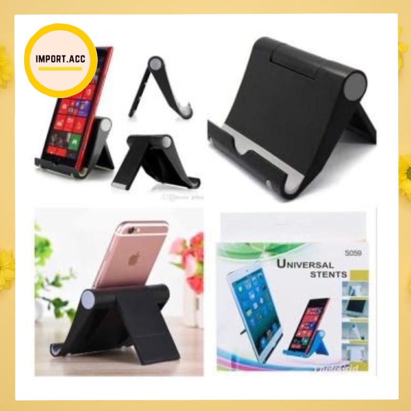 Stand Holder Handphone JUMBO Max 7,5inc Universal Bahan Plastik untuk Meja UKURAN JUMBO