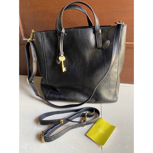 preloved tas fossil backpack black GOOD CONDITION #prelovedtasfossil #fossilbaclpack