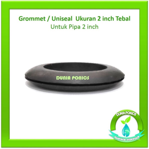 Unik Grommet 2 Uniseal Seal 2 inch Tebal Dutch Bucket Hidroponik dll Murah
